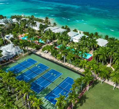 tennis courts